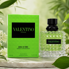 Valentino Donna Born In Roma Green Stravaganza Eau de Parfum for Women 3.4 oz / 100ml New