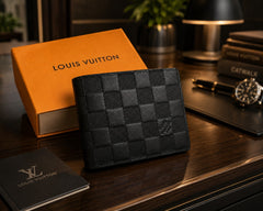 Louis Vuitton Amerigo Taiga Leather Bifold Wallet M62045 for Men