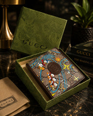 Gucci x Disney Donald Duck GG Supreme Canvas Bifold Wallet