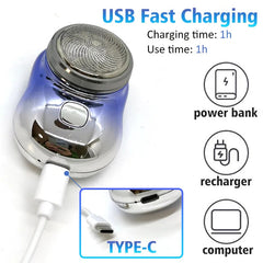 Mini Portable USB Rechargeable Electric Shaver For men & women