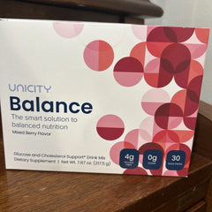 Unicity Balance Natural Mixed Berry Fiber Drink Mix – 30 Stick Packs