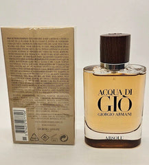 Giorgio Armani Acqua Di Giò Absolu Eau de Parfum Spray for Men 2.5 oz / 75ml Discontinued