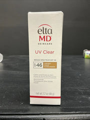 EltaMD UV Clear Tinted Facial Sunscreen SPF 46 1.7 oz – EXP 03/2028
