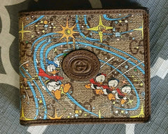 Gucci x Disney Donald Duck GG Supreme Canvas Bifold Wallet