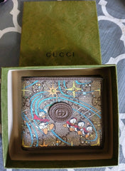 Gucci x Disney Donald Duck GG Supreme Canvas Bifold Wallet