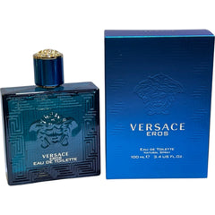 Versace Eros Eau de Toilette Spray for Men 3.4 oz / 100ml New Sealed