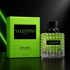 Valentino Donna Born In Roma Green Stravaganza Eau de Parfum for Women 3.4 oz / 100ml New
