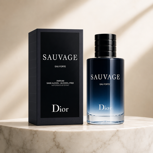 Dior Sauvage Eau Forte Alcohol-Free Parfum Spray for Men 3.4 oz / 100ml New Sealed