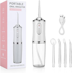 3 In 1 Portable Oral Irrigator Water Flosser – Rechargeable Teeth Cleaner