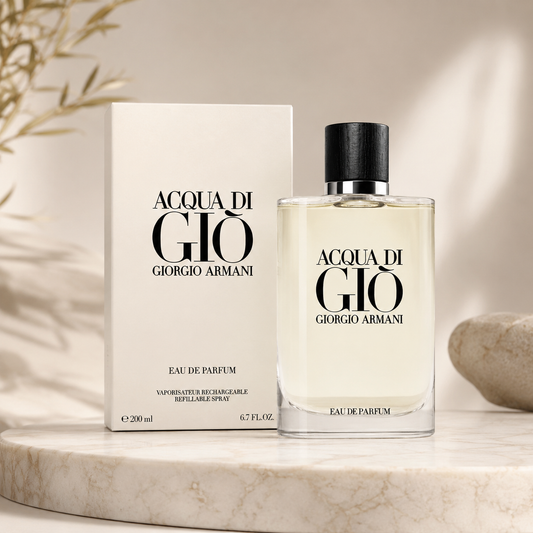 Giorgio Armani Acqua Di Giò Eau de Parfum Spray for Men 200ml / 6.7 oz New Box Original