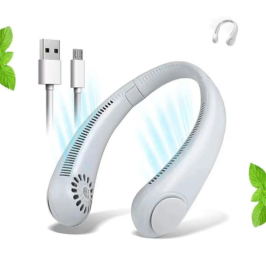 Portable Hanging Neck Fan Rechargeable