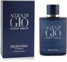 Giorgio Armani Acqua Di Giò Profondo Parfum Spray for Men 3.4 oz / 100ml New