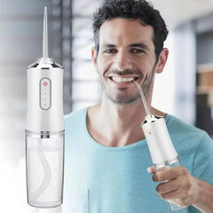 3 In 1 Portable Oral Irrigator Water Flosser – Rechargeable Teeth Cleaner