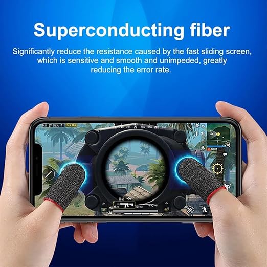 Thumb Sleeve – Mobile Gaming Two-Finger Anti-Sweat Gloves for Precision & Comfort