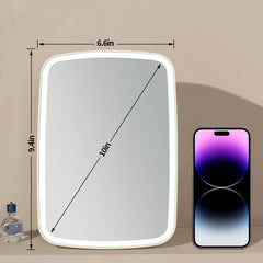 LED Lighted Makeup Mirror – Smart Touch, 3 Color Modes & USB Rechargeable