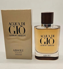 Giorgio Armani Acqua Di Giò Absolu Eau de Parfum Spray for Men 2.5 oz / 75ml Discontinued