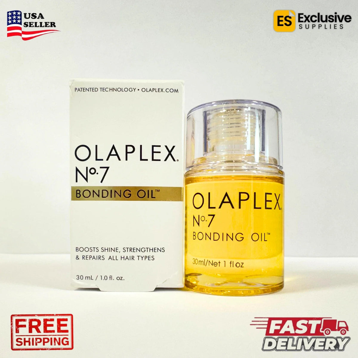 OLAPLEX No.7 Bonding Oil 30ml – Shine, Frizz & Heat Protection