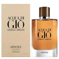 Giorgio Armani Acqua di Giò Absolu EDP 4.2 oz / 125ml Men’s Spray – Rare Discontinued