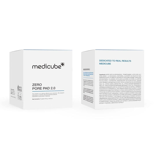 Medicube Zero Pore Pad 2.0 AHA BHA ڈوئل ٹیکسچرڈ ٹونر پیڈز – 70 عدد