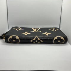 Louis Vuitton Zippy Wallet M80481 – Bicolor Monogram Empreinte Leather – Black & Beige